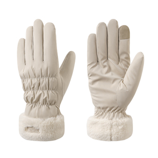 手套女冬季骑车保暖可触屏骑行电动车加绒防寒东北防风冬加厚防水