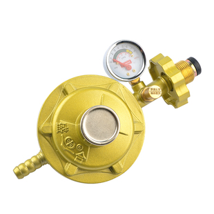 超值新国标家用液化气减压阀防爆防漏阀煤气配件燃气灶热水器带表