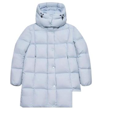 黑色加厚长款羽绒服羽凡鸟时尚