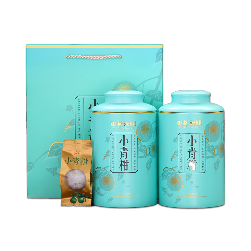 十年陈老班章宫廷金芽小青柑礼盒
