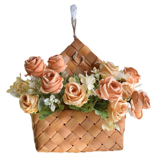 墙面装饰花篮房间卧室墙壁挂墙装饰花餐厅电视背景墙上挂件装饰品