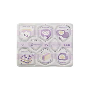 芋泥抹茶八件套粉扑亲肤持妆干湿两用不吃粉Q弹专用底妆化妆工具