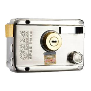 梅花大门锁家用通用型农村外装门锁老式防盗门锁家用入户铁门锁