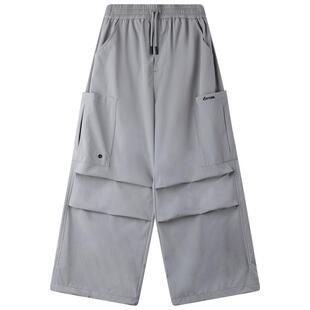 【轻量速干】轻防水四面弹户外双褶伞兵裤透气速干工装裤男童夏