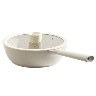 钛钻MAX不粘平底锅无涂层陶瓷家用牛排电磁炉煤气灶专用不沾深煎