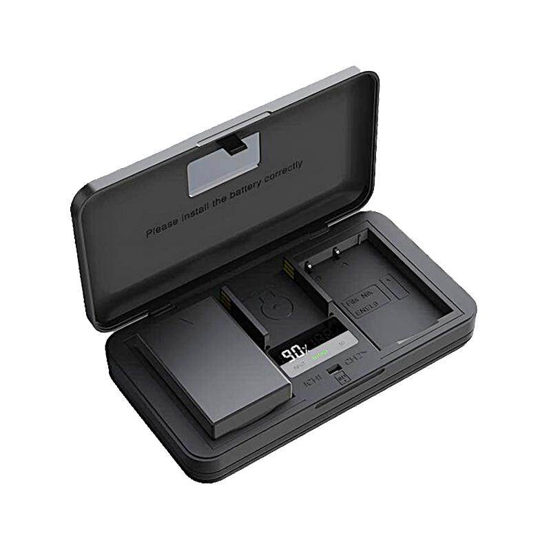 绿炫en-el9电池适用原装尼康d60 d3000 d5000 d40相机双槽充电器