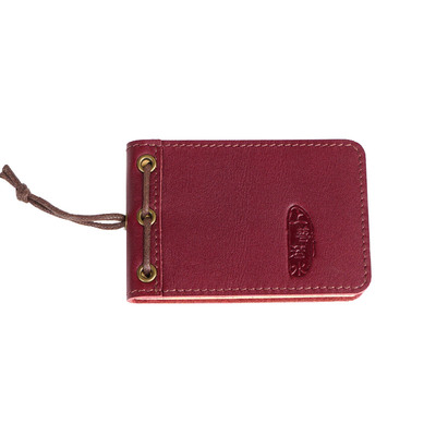 真皮电话本通讯头层工作备忘录