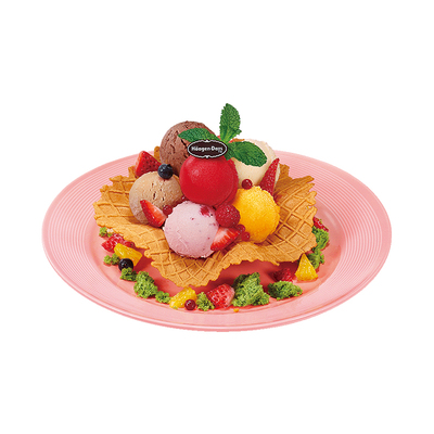 【到店兑换】哈根达斯冰淇淋心花怒放创意菜式冰淇淋单次兑换券