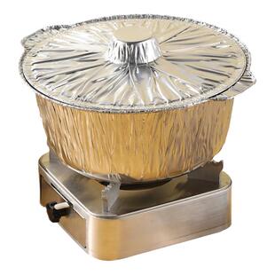 酒精炉小火锅锅子家用固体酒精商用一次性单人小火锅户外便携