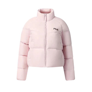 FILA斐乐羽绒服女2025新款短款面包服美拉德风休闲保暖运动外套
