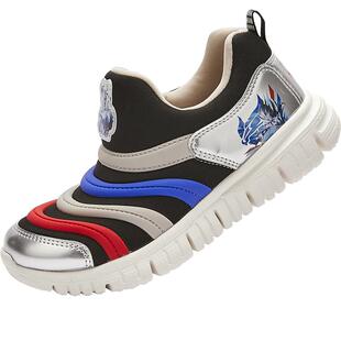 【奥特曼IP】巴拉巴拉宝宝稳步鞋男童一脚蹬毛毛虫鞋子秋2025新款