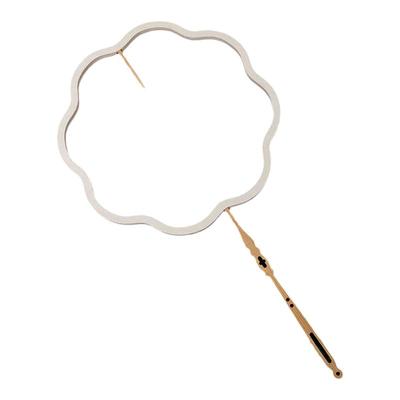 diy蚕丝扇古风团扇扇骨扇框