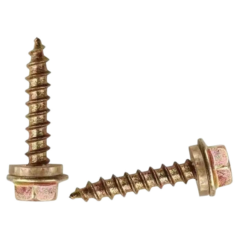 六角木钻钻尾丝法兰钻尾丝木牙螺丝木螺丝自攻自钻尾木工钻尾丝