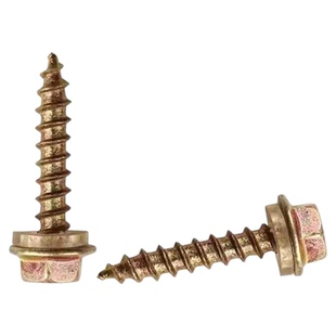 六角木钻钻尾丝法兰钻尾丝木牙螺丝木螺丝自攻自钻尾木工钻尾丝