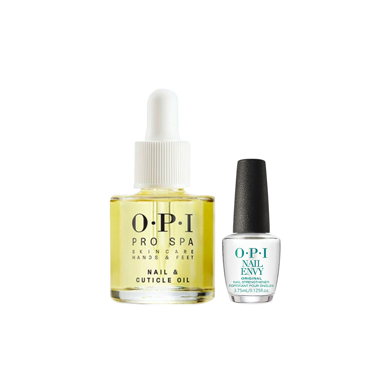 OPI Mini蛋白T80+指缘护理精华油滋养修护组合抚平倒刺强韧甲床