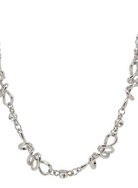 y2k甜酷辣妹钛钢项链