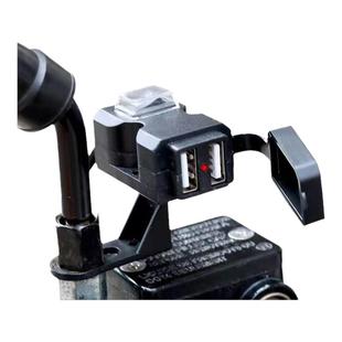 电动车加装USB手机充电器72V60V48V24V12V转5V降压模块电源转换器