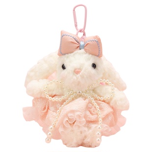 可爱垂耳兔邦尼兔包包公仔挂件美拉德婚纱裙毛绒玩偶钥匙扣小礼物