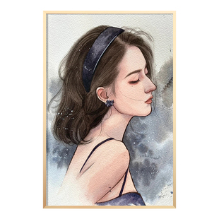 铝合金画框装裱a4A3大相框定制8开k水彩人物海报外架任意尺寸挂墙