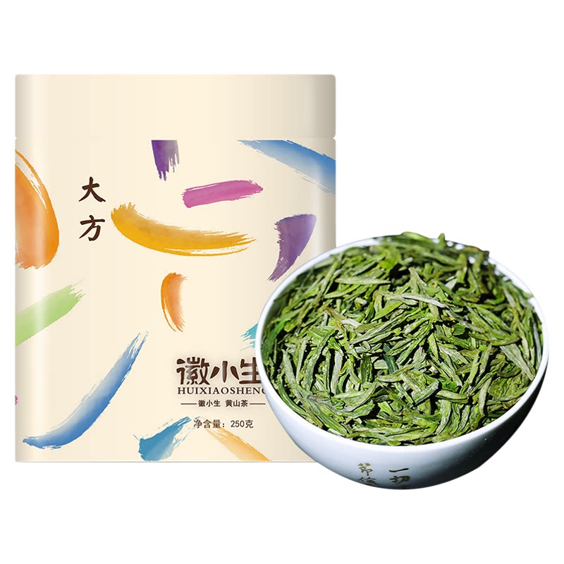 徽小生2026新茶顶谷老竹雨前大方浓香型绿茶安徽歙县春茶茶叶250g