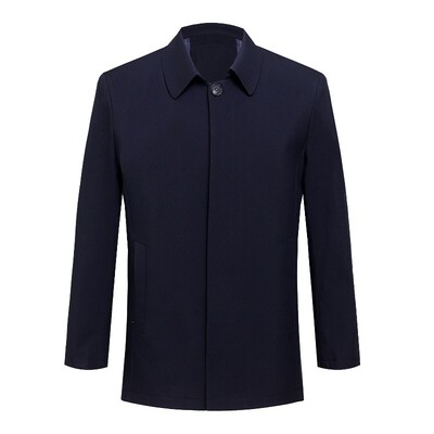 外套男2026新款秋季翻领纽扣夹克