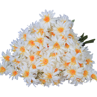 婚庆白色系仿真花绢花假花婚礼堂装饰花艺家居单支花束路引插花材