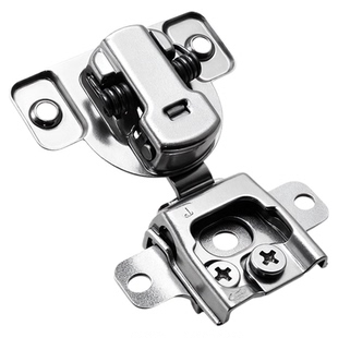 隐形内开门阻尼铰链静音缓冲闭合衣柜内推门柜门三维可调弹簧合页