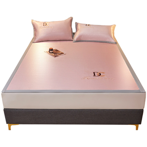 2024新款冰丝凉席床单款床笠款单件床垫罩防滑夏季席子空调席母婴