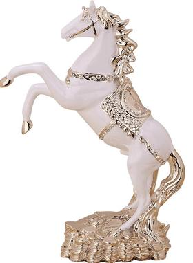 马摆件客厅玄关商务风送礼工艺品