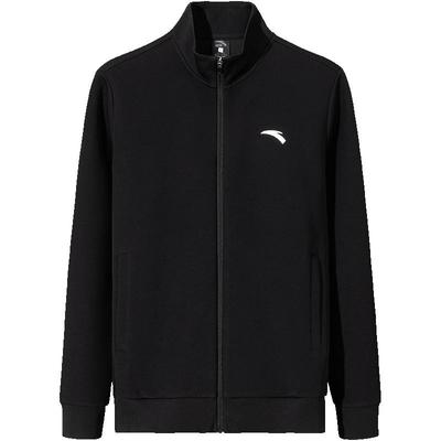 安踏男立领针织运动外套