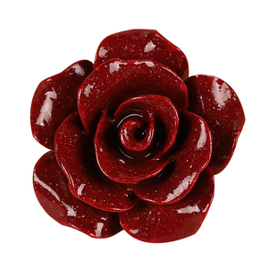 紫金砂原矿朱砂小玫瑰花diy手链串珠编织材料手工戒指花串制配件