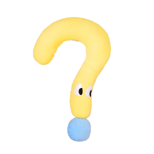 小狗狗问号枕头四季通用宠物垫子颈枕睡觉用猫咪抱枕夏天狗窝用品