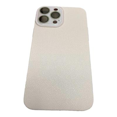 纯色磨砂荔枝纹适用苹果17proamx手机壳新款iPhone16防指纹14全包男15女防摔13网红情侣11高级感12自带镜头膜