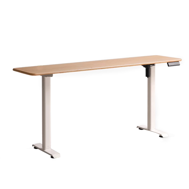 实木电动升降桌智能电脑桌可调节手摇写字桌家用学习桌可定制抽屉