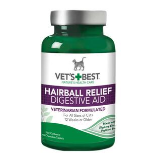 【自营】绿十字猫草片60片化毛膏猫咪专用去毛球排除化毛球片