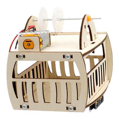 儿童观光缆车手工制作拼装玩具