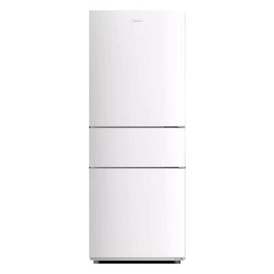 美的230三开门超薄小型宿舍家用租房冰箱官方节能变频MR-230TE