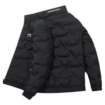 JEEPSPIRIT冬季保暖羽绒服立领