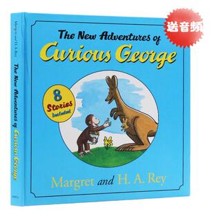 好奇猴乔治的新历险 8个故事合集 The New Adventures of Curious George 英文原版绘本 汪培珽第3阶段 精装图画书