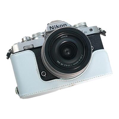 适用尼康zfc保护套ZFC手柄皮套Nikon z5二代底座z50ii相机包ZF壳