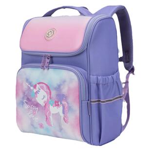 卡拉羊小学生书包1-4年级男女童减负护脊大容量双肩背包