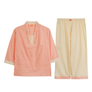 汗蒸服浴衣新款纯棉男女款洋气大码全棉温泉按摩桑拿足浴足疗浴服