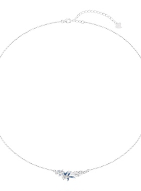 KOOKISS蝶舞幽兰S925银项链