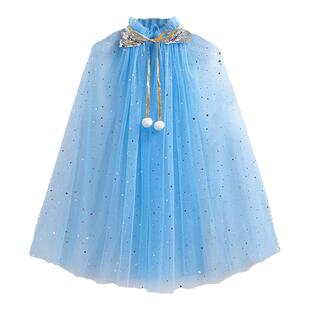 发光爱莎披风套装万圣节圣诞表演服儿童发光裙新年玩具送孩子礼物