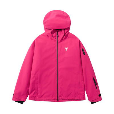 WinterTicket双单板自由式OVERSIZE宽大嘻哈火龙果滑雪3L夹克雪服