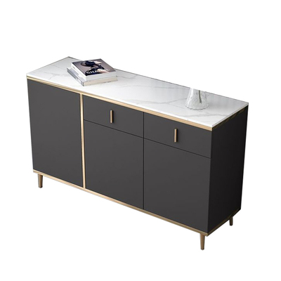 客厅家用岩板轻奢餐边柜