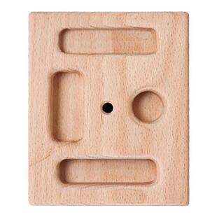 QFCB室内攀岩指力板便携免打孔礼物家用多功能木质手指握力训练器