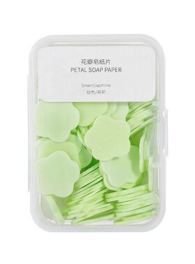 花瓣皂纸片植物萃取泡沫丰富便携