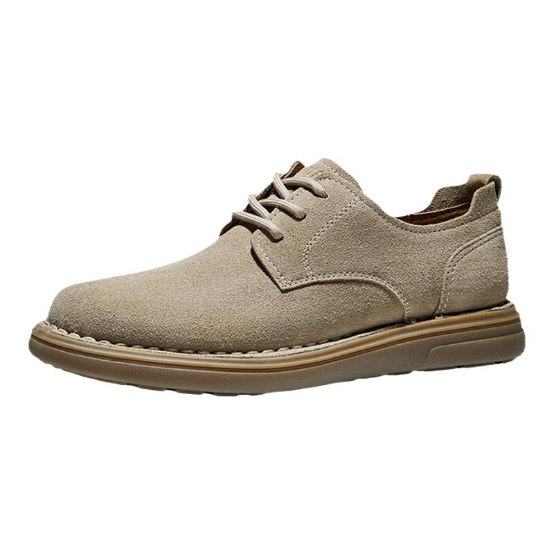 HauttonJeans复古工装鞋男登山鞋
