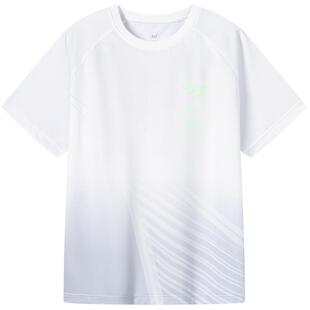 迅干科技2.0|商场同款361男童短袖针织衫速干2026夏季中大童上衣